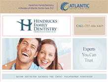 Tablet Screenshot of hendricksfamilydentistryvb.com